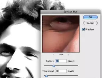 Photoshop制作出个性黑白半调网纹人像图片具体方法介绍