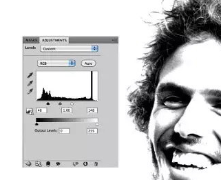 Photoshop制作出个性黑白半调网纹人像图片具体方法介绍