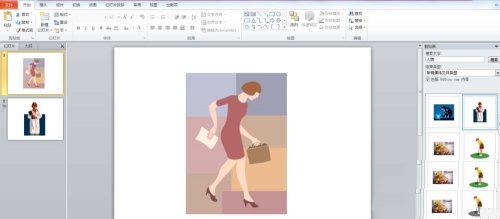 PPT中图片添加随机线条效果具体操作步骤