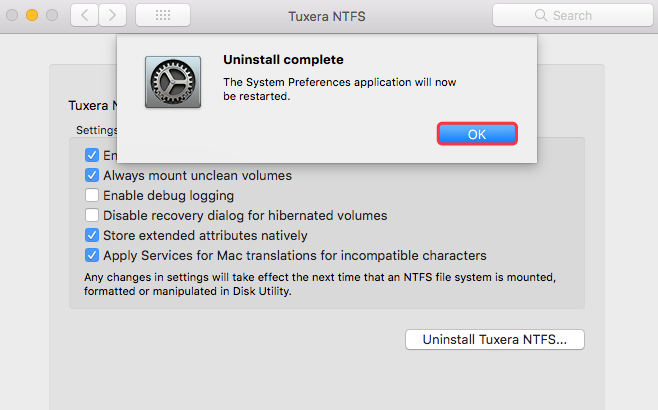 Tuxera NTFS for Mac 2018正确安装具体操作步骤