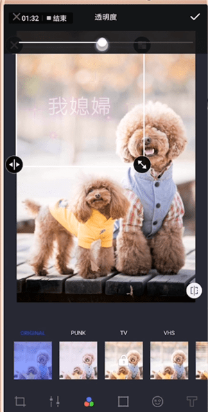 蒸汽波相机弄文字具体操作步骤