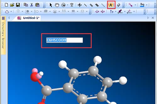 使用ChemOffice绘画出分子式具体操作步骤