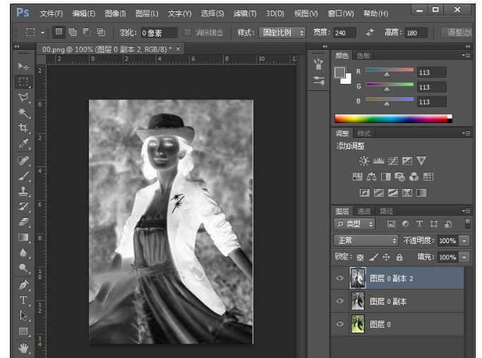 Photoshop将图片制作为铅笔画具体操作方法