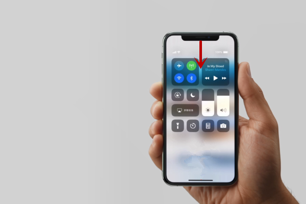 iPhone Xs Max中将控制中心打开具体操作步骤
