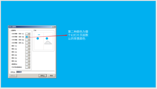 PPT设置文字以及背景主题色具体操作方法