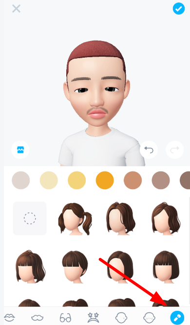 崽崽中角色添加眼影具体操作流程
