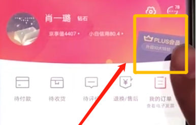 京东中开通会员具体操作步骤