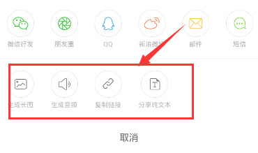 讯飞语记导出内容的操作过程