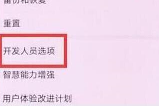 华为畅享9中将usb调试打开操作步骤介绍