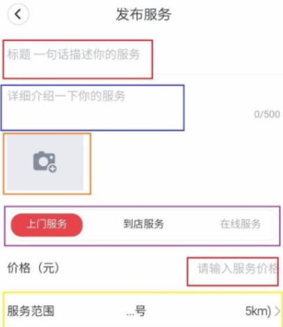 58到家中发布信息及店铺详细操作过程