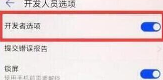 荣耀v20中将开发者选项开启具体操作步骤