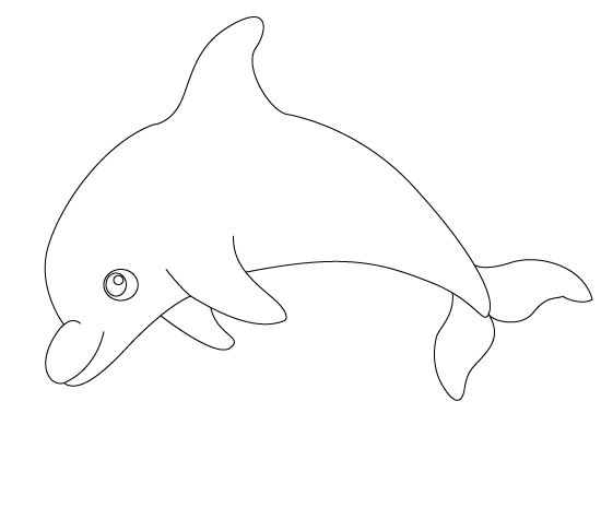 怎么用Adobe Illustrator画出可爱海豚