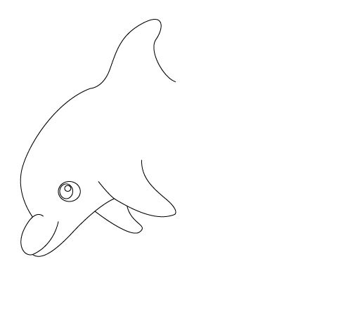 怎么用Adobe Illustrator画出可爱海豚