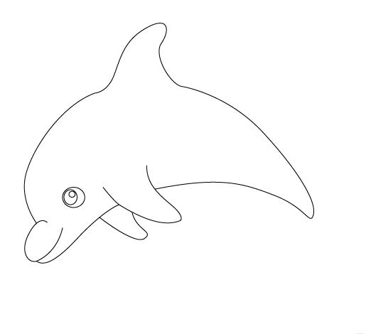怎么用Adobe Illustrator画出可爱海豚