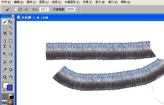 painter中使用钢笔式花瓣效果具体操作方法