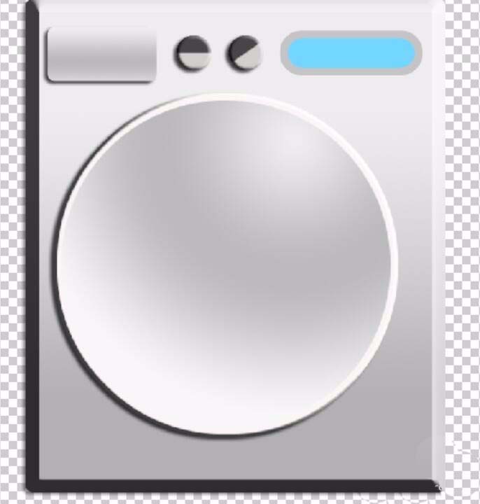 使用PS绘画出一台矢量洗衣机图形具体操作方法