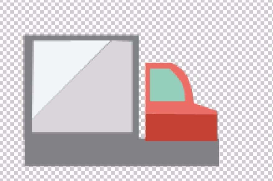 使用ps手绘货车矢量图详细操作流程