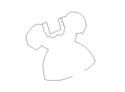 使用flash手绘公主裙具体操作
