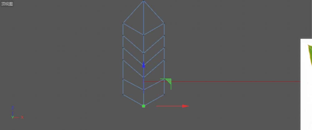 使用C4D建模一片绿色叶子具体操作方法