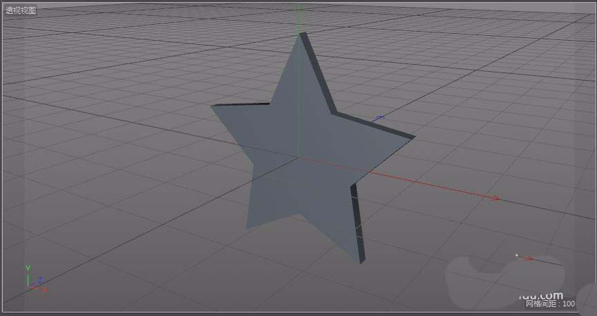 使用c4d绘画五角星具体流程介绍