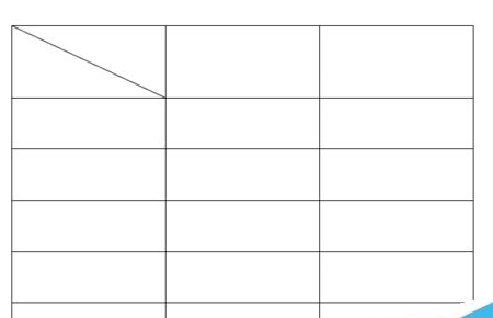 ai绘制出带斜线表头表格具体操作方法