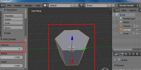 blender中制作出蜂巢网格的具体操作方法