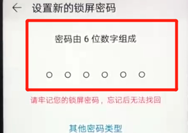 荣耀畅玩8a中更改锁屏密码具体步骤介绍