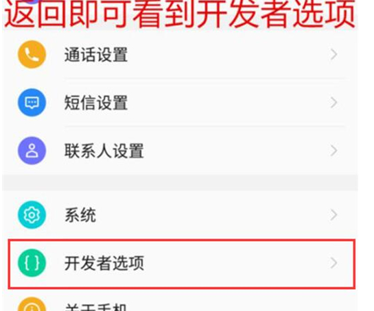 360手机中打开开发者选项具体操作步骤