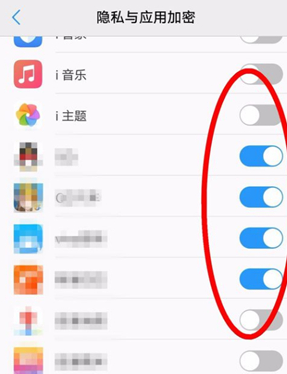 vivou1中加密应用具体操作方法