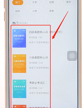 使用有道词典背单词具体操作