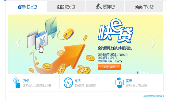 建行“快贷”手机银行如何申请? 网上银行详细申请流程介绍!