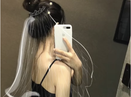 抖音怎么给自己的照片加头纱 抖音给自己的照片加头纱方法