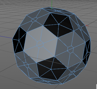 使用C4D绘画出一个立体逼真足球模型具体操作方法