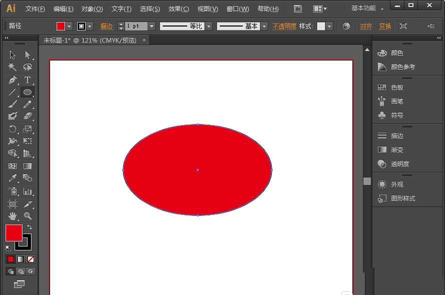 ai中找到轮廓描边具体操作方法