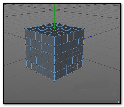 c4d中立方体制作倒角具体操作流程