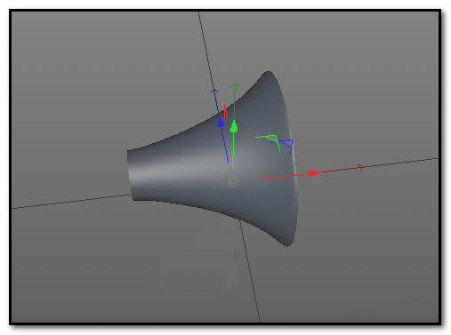 使用c4d绘画出喇叭模型具体操作方法