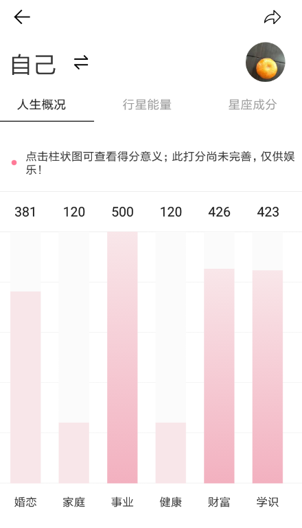 准了app中看星盘具体操作方法
