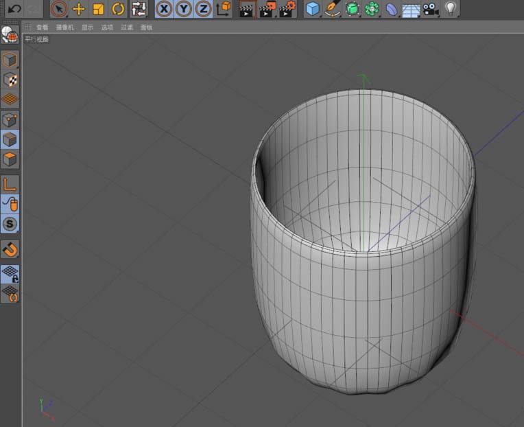 使用C4D建模杯子具体操作流程
