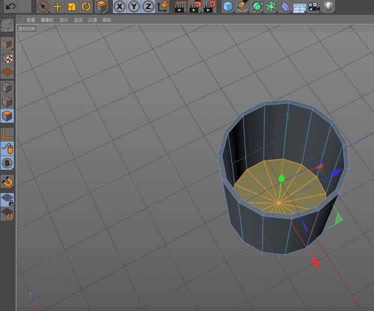 使用C4D建模杯子具体操作流程