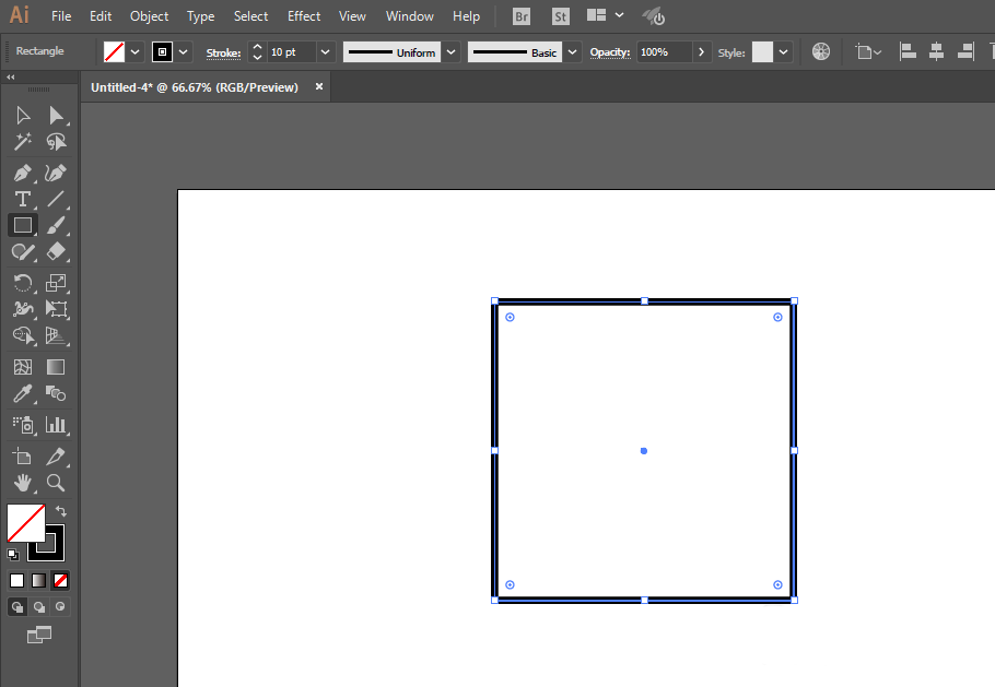 ai设计眼球扫描矢量图标的具体操作方法