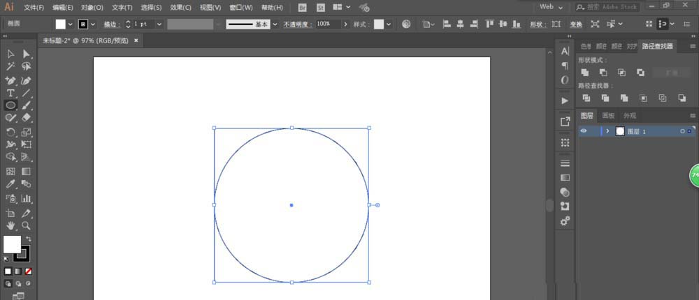 使用ai绘画出定位图标的具体操作步骤