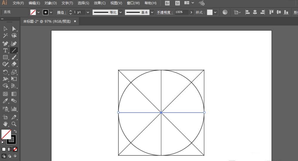 使用ai绘画出定位图标的具体操作步骤