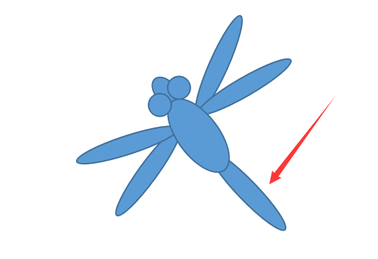 使用WPS绘画出胖胖蜻蜓具体操作步骤