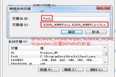 Win7中配置JDK环境变量具体操作步骤