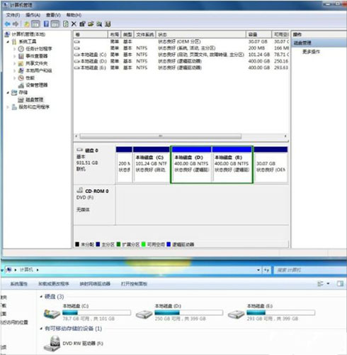 win7系统中将盘符隐藏具体操作方法