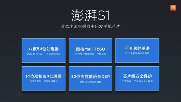 小米澎湃s1处理器性能跑分怎么样?澎湃s1处理器性能详细介绍