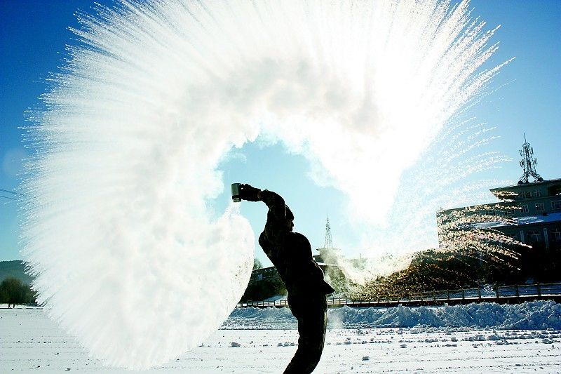 泼水成冰需要温度是多少?零下26度拍泼水成冰怎么拍?