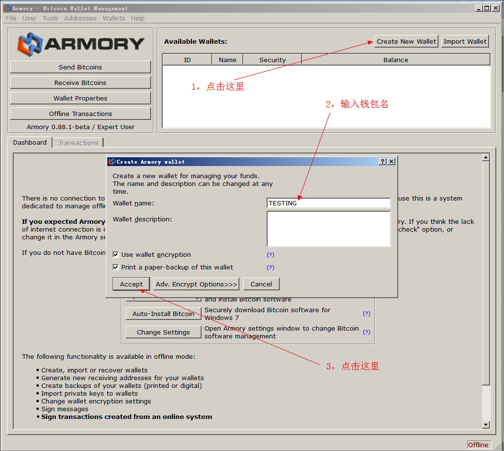 如何在Armory客户端上导入脑钱包私钥?在Armory客户端上导入脑钱包私钥方法是什么?