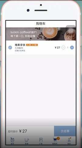 瑞幸咖啡app中如何付款 具体方法介绍