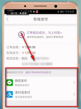 必要商城中怎么付款 具体操作流程